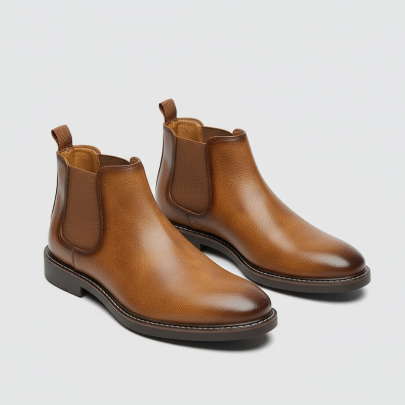 Ties | Heren Chelsea Boots Lichtbruin Larenza.nl
