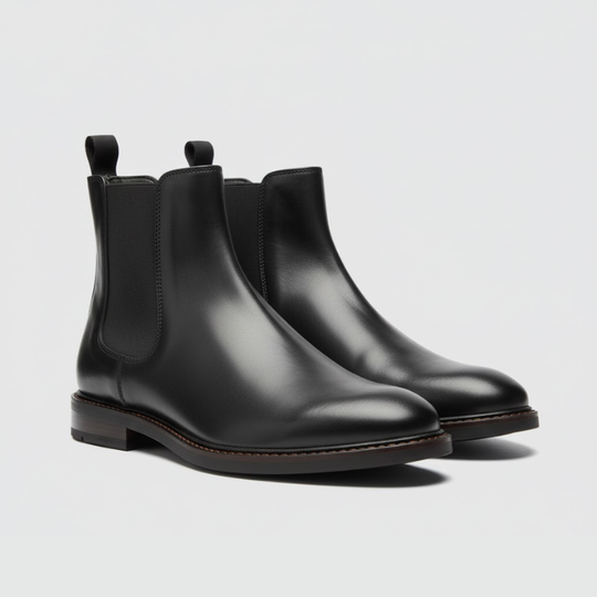 Ties | Heren Chelsea Boots Zwart Larenza.nl
