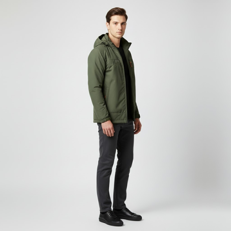 Timo | Heren Waterdichte & Winddichte Outdoorjas Larenza.nl