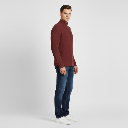 Vincent | Heren Zip-Up Trui Larenza.nl