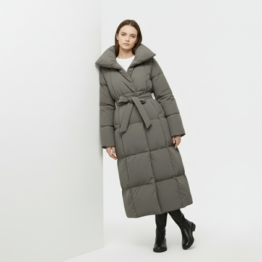 Yara | Wintermantel Dames Lang Met Riem Larenza.nl